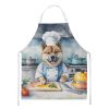Akita The Chef Apron Cooking Kitchen Server Baking Crafts Gardening for Adult Women Men, Unisex, Large, Multicolor