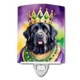 NEW Newfoundland King of Mardi Gras Ceramic Night Light Compact, UL-Certified, Ideal for Bedroom, Bathroom, Nursery, Hallway, Kitchen, 6x4x3