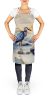 Blue Heron Apron Cooking Kitchen Server Baking Crafts Gardening for Adult Women Men, Unisex, Large, Multicolor