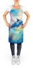 Dolphin Apron Cooking Kitchen Server Baking Crafts Gardening for Adult Women Men, Unisex, Large, Multicolor