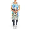 Alaskan Malamute Hippie Dawg Apron Cooking Kitchen Server Baking Crafts Gardening for Adult Women Men, Unisex, Large, Multicolor