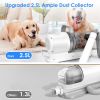 Professional Pet Hair Grooming Vacuuming Kit with 7 Grooming Tools Dog Clipper 2.5L Dust Cup 10000PA Strong Suction Low Noise Hair Remover Pet Hair Gr