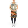 Brook Trout Apron Cooking Kitchen Server Baking Crafts Gardening for Adult Women Men, Unisex, Large, Multicolor