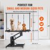 VEVOR 43" Hydraulic Pet Grooming Table, Heavy Duty Dog Grooming Arm for Medium/ Small Dogs, Height Adjustable Dog Grooming Station