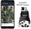Best Pet Tracking Device Pet Tracker Portable Dog Collar with GPS System Size:M