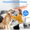 Professional Pet Hair Grooming Vacuuming Kit with 7 Grooming Tools Dog Clipper 2.5L Dust Cup 10000PA Strong Suction Low Noise Hair Remover Pet Hair Gr
