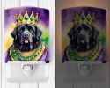 NEW Newfoundland King of Mardi Gras Ceramic Night Light Compact, UL-Certified, Ideal for Bedroom, Bathroom, Nursery, Hallway, Kitchen, 6x4x3