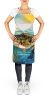 Smallmouth Bass Apron Cooking Kitchen Server Baking Crafts Gardening for Adult Women Men, Unisex, Large, Multicolor