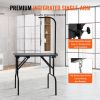 VEVOR Pet Grooming Table Arm with Clamp, 32''x18'' Dog Grooming Station, Foldable Pets Grooming Stand for Medium and Small Dogs