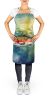 Trout Apron Cooking Kitchen Server Baking Crafts Gardening for Adult Women Men, Unisex, Large, Multicolor