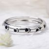 Cute Ring Silver Stackable Cat Dog Footprints Finger Rings For Women Girls Wedding Ring Jewelry Valentine's Day Gift