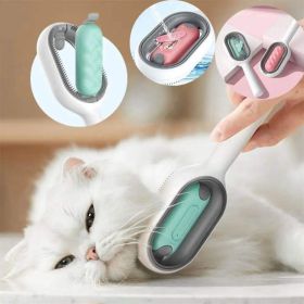 Cat Hair Brush With Water, Sticky Brush For Cats (Color: Blue, type: Only Brush)