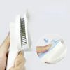 Cat Grooming Brush;  Self Cleaning Slicker Brushes For Dogs Pet Hair Removal Comb Stainless Steel Needle Cat Brush Self Cleaning For Cats Dogs Hair Re