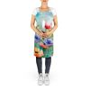 Anemones in Watercolor Apron Cooking Kitchen Server Baking Crafts Gardening for Adult Women Men, Unisex, Large, Multicolor
