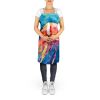 Jellyfish Apron Cooking Kitchen Server Baking Crafts Gardening for Adult Women Men, Unisex, Large, Multicolor